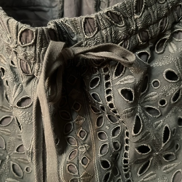 J crew military garden rainforest green eyelet pants size 12 - Picture 8 of 8